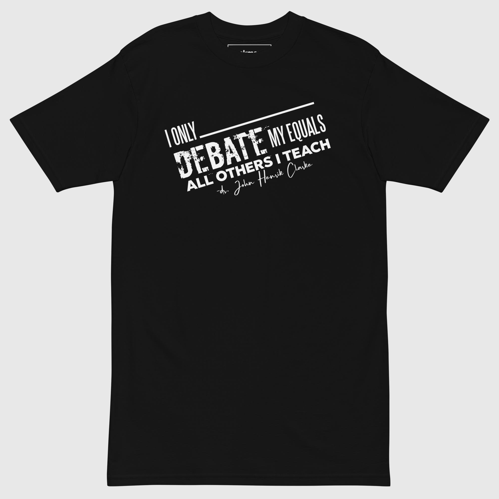 mens-premium-heavyweight-tee-black-front-68e27e8668344.jpg John Henrik Clarke Tee - Image 1